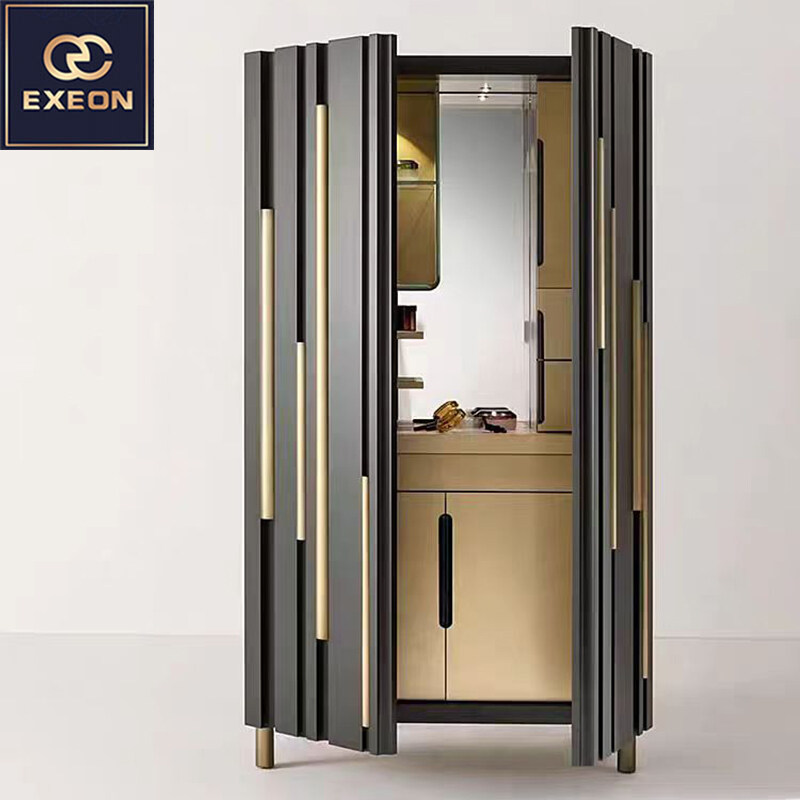 Italy light luxury high-grade stainless steel fashion wine cabinet