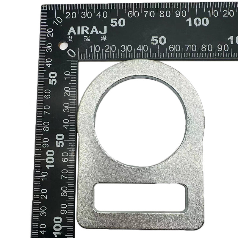 Metal Safety D Ring High Tensile Stamped Steel Double D-rings For Safety Harness Accessories