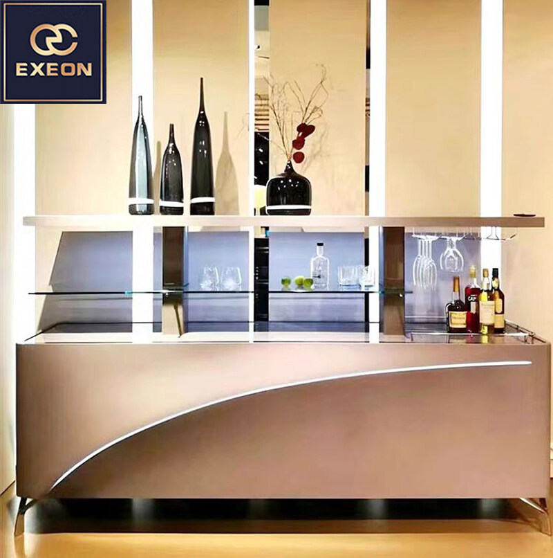 Modern light luxury luxury fashion high-end wine cabinet