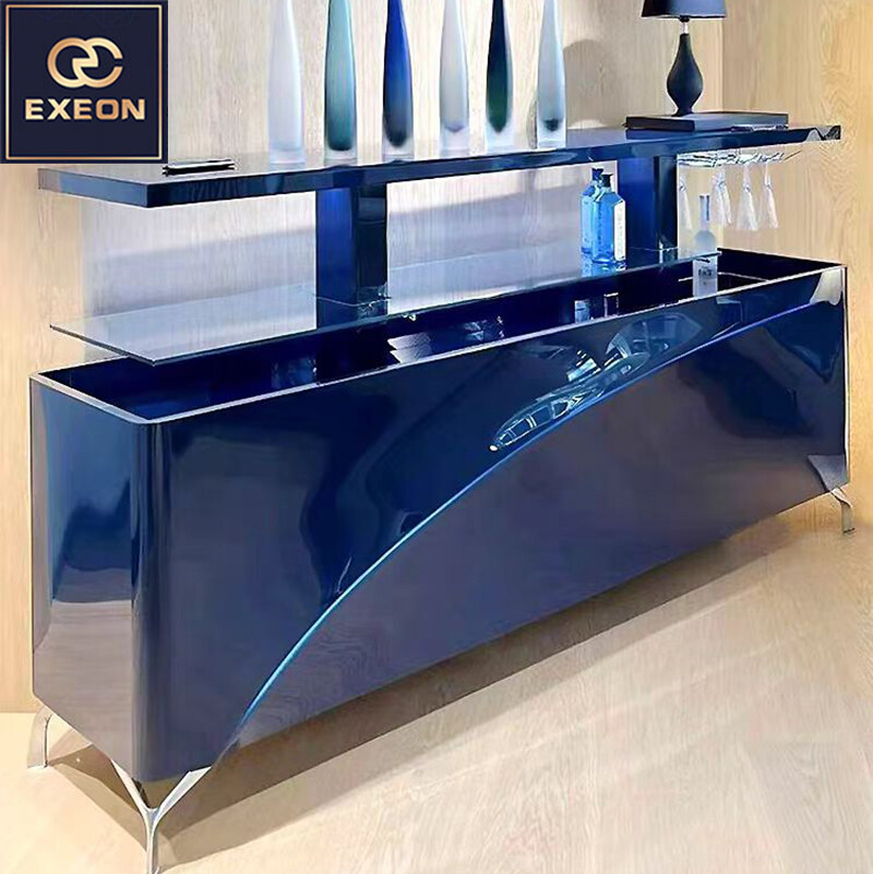 Modern light luxury luxury fashion high-end wine cabinet