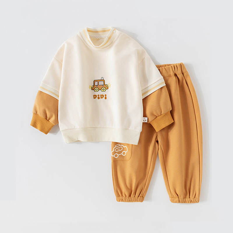 Children's Embroidered Sweatshirt Set