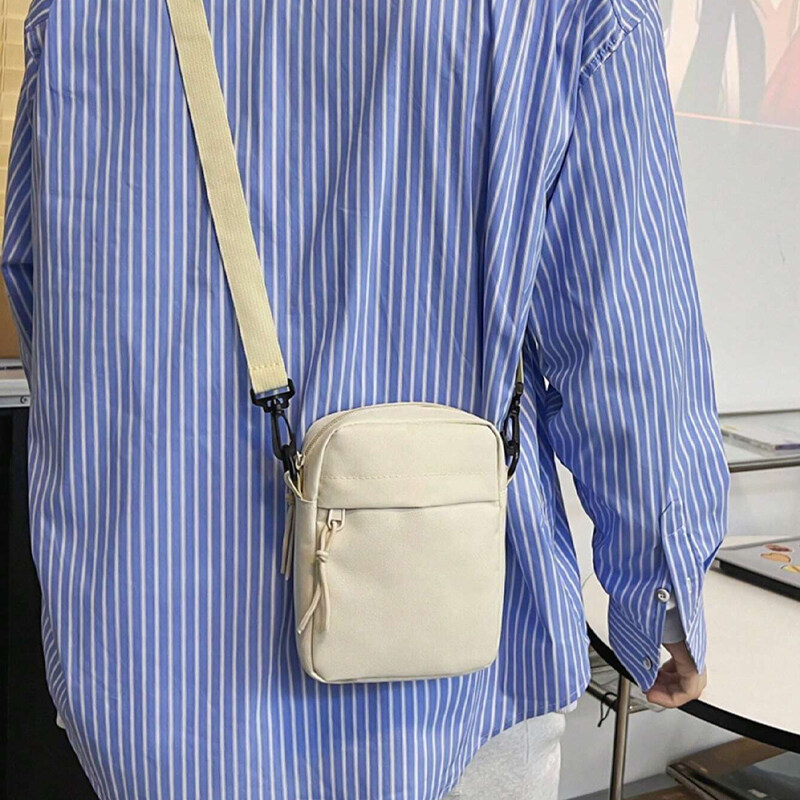 Minimalist Casual Men's Crossbody Bag Sling Shoulder Side