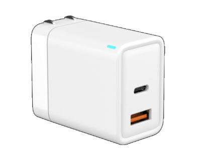 GaN PD3.0 30W A+C wall charger