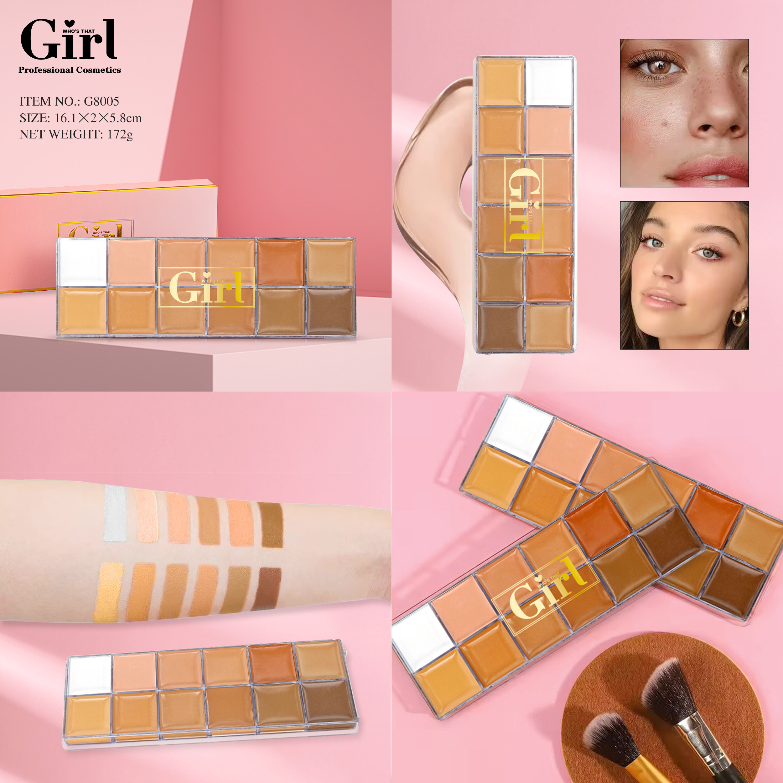 Who’s That Girl 12 Colors Concealer Palette