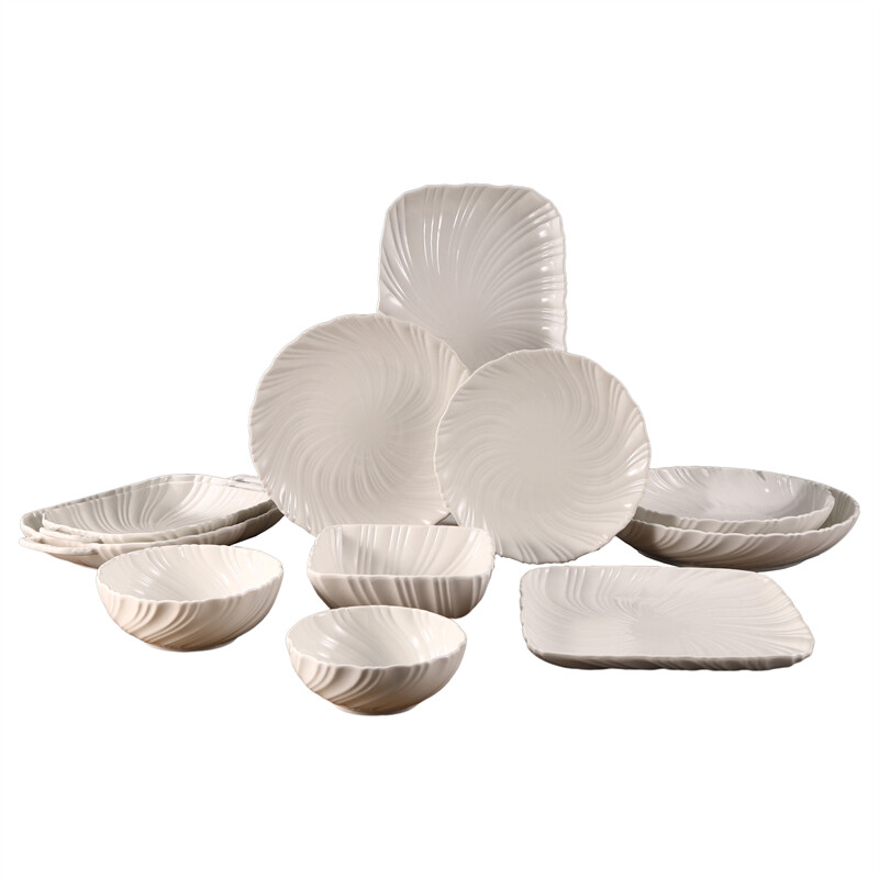 unique crockery sets, dinner set premium, textured dinner set