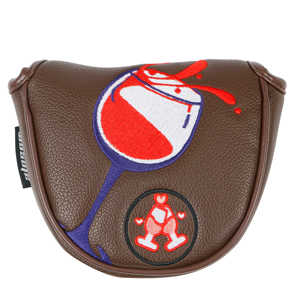 TB05 Golf Head Covers PU Leather con cubiertas de clubes de cierre magnético