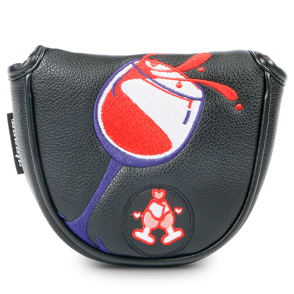 TB07 Golf Cover in pelle PU con sede del club di chiusura magnetica