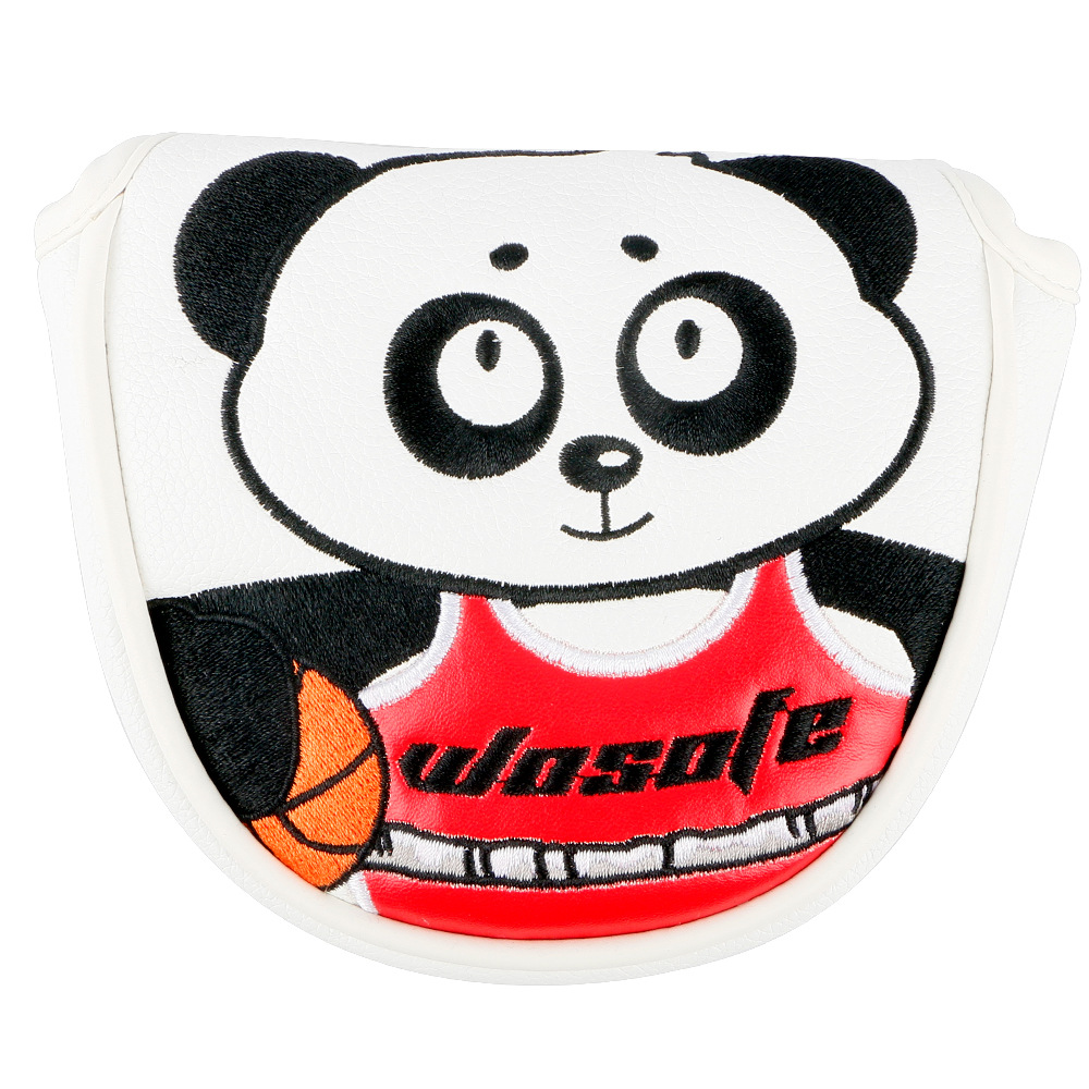 TB09 Golf Head Meliputi Pola PU PULEER PANDA DENGAN Magnetic Closure Club Headcovers