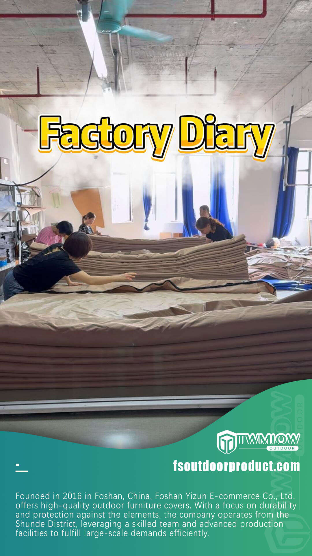 【Factory Diary】🌳 Looking for reliable outdoor gear suppliers?