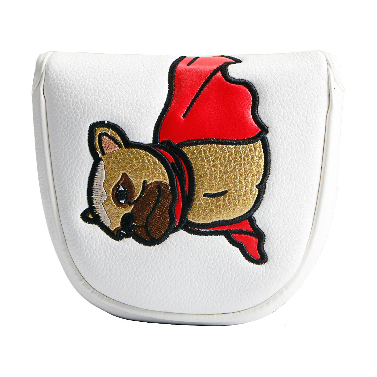 TB12 Golf Putter Head Cover Club Cover PU Pu Héffore protectrice mignon Français combat de chien Modèle