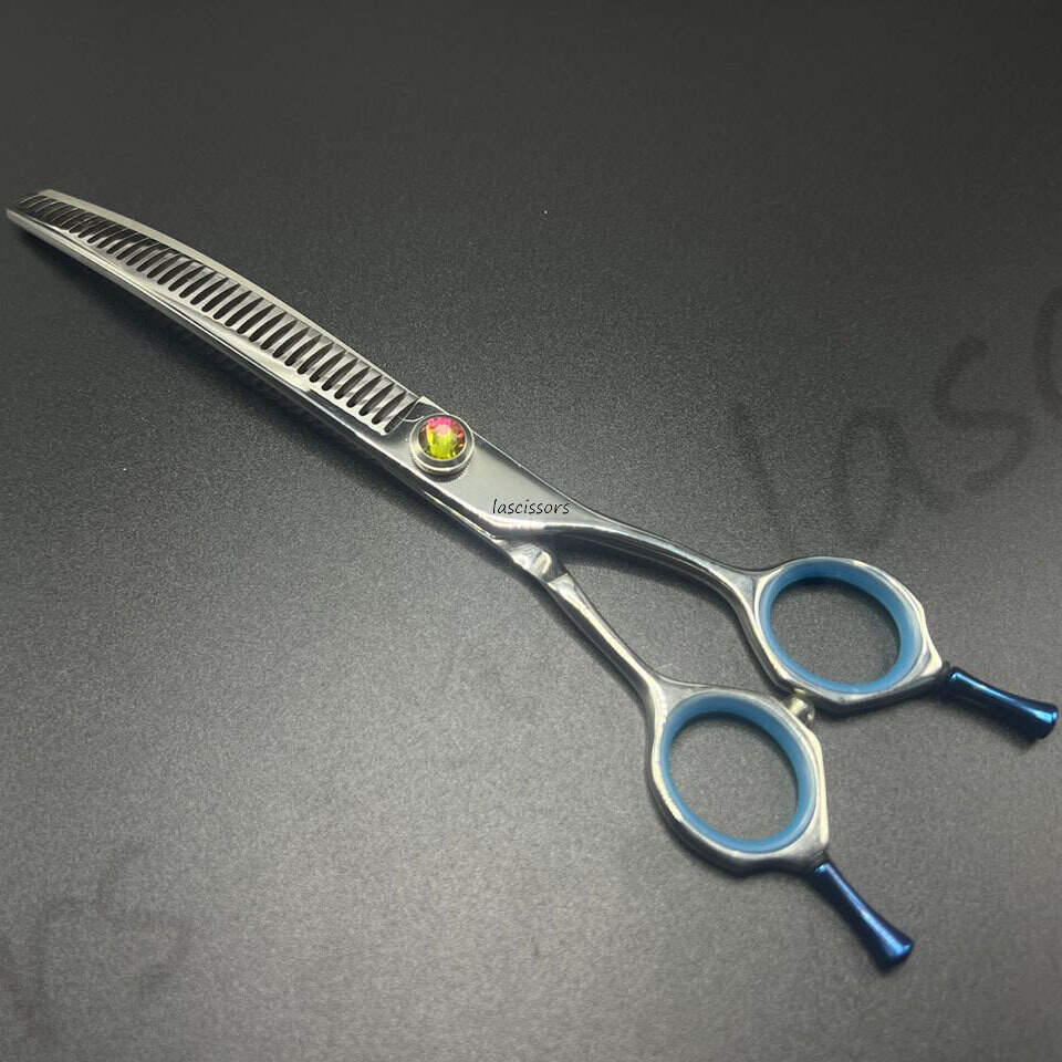 7inch curve chunker down,7inch curve thinner down,7inch curve thinner up,Custom your logo scissors pet scissors curve chunker scissors,7inch curve chunker down