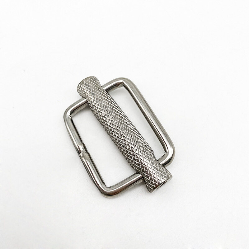 stainless steel webbing buckles with polished finish with adjustable centre bar