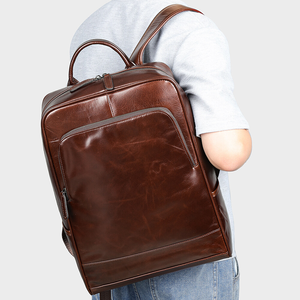 Stylish and Practical: Men's Leather Backpacks for Work