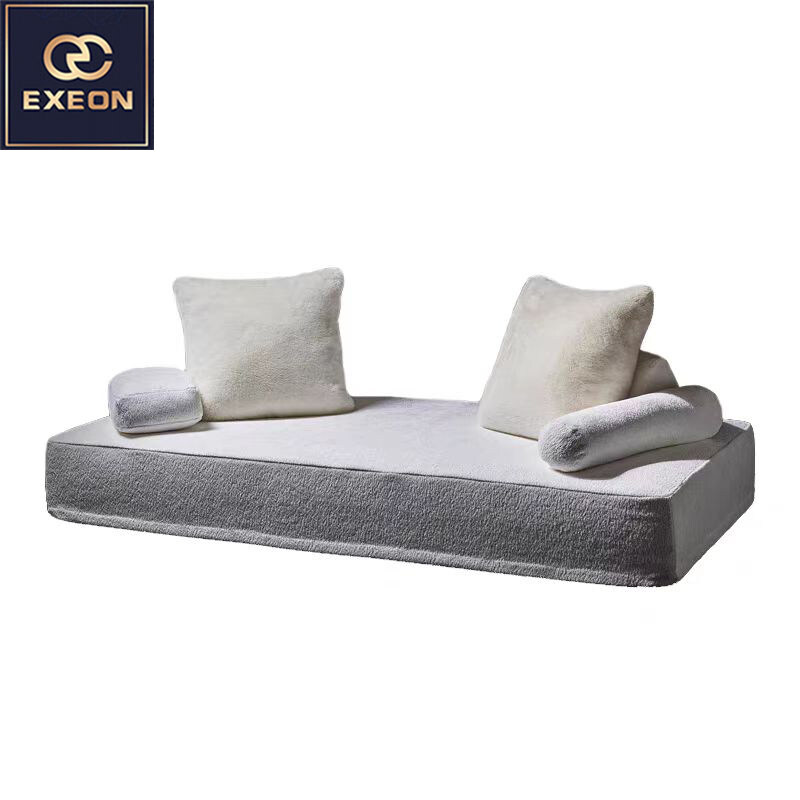 Fashion Italian light luxury comfortable lamb velvet sofa