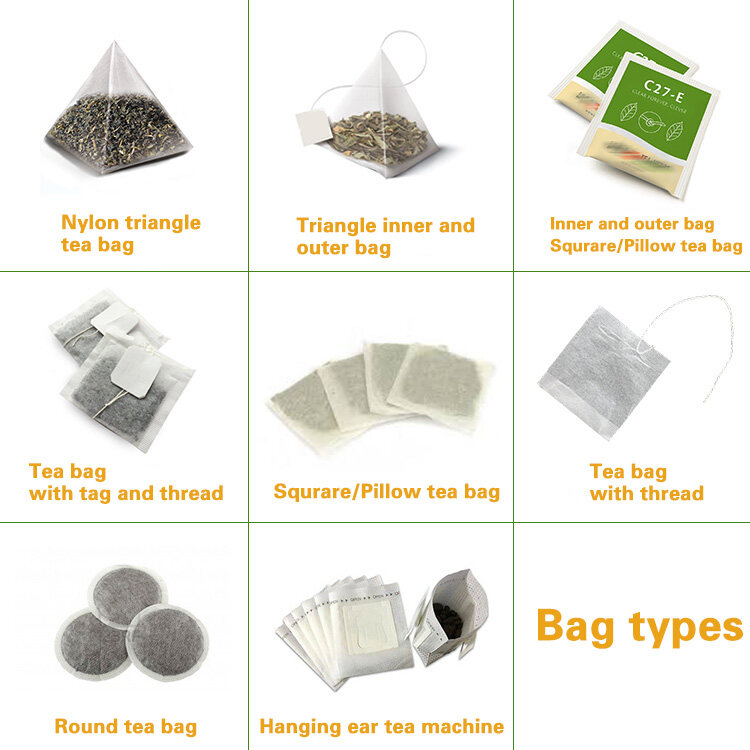 Full Automatic Inner Tea Bag Packaging Machine; Inner tea bag; tea bag packaging;  with a tag and string packaging equipment