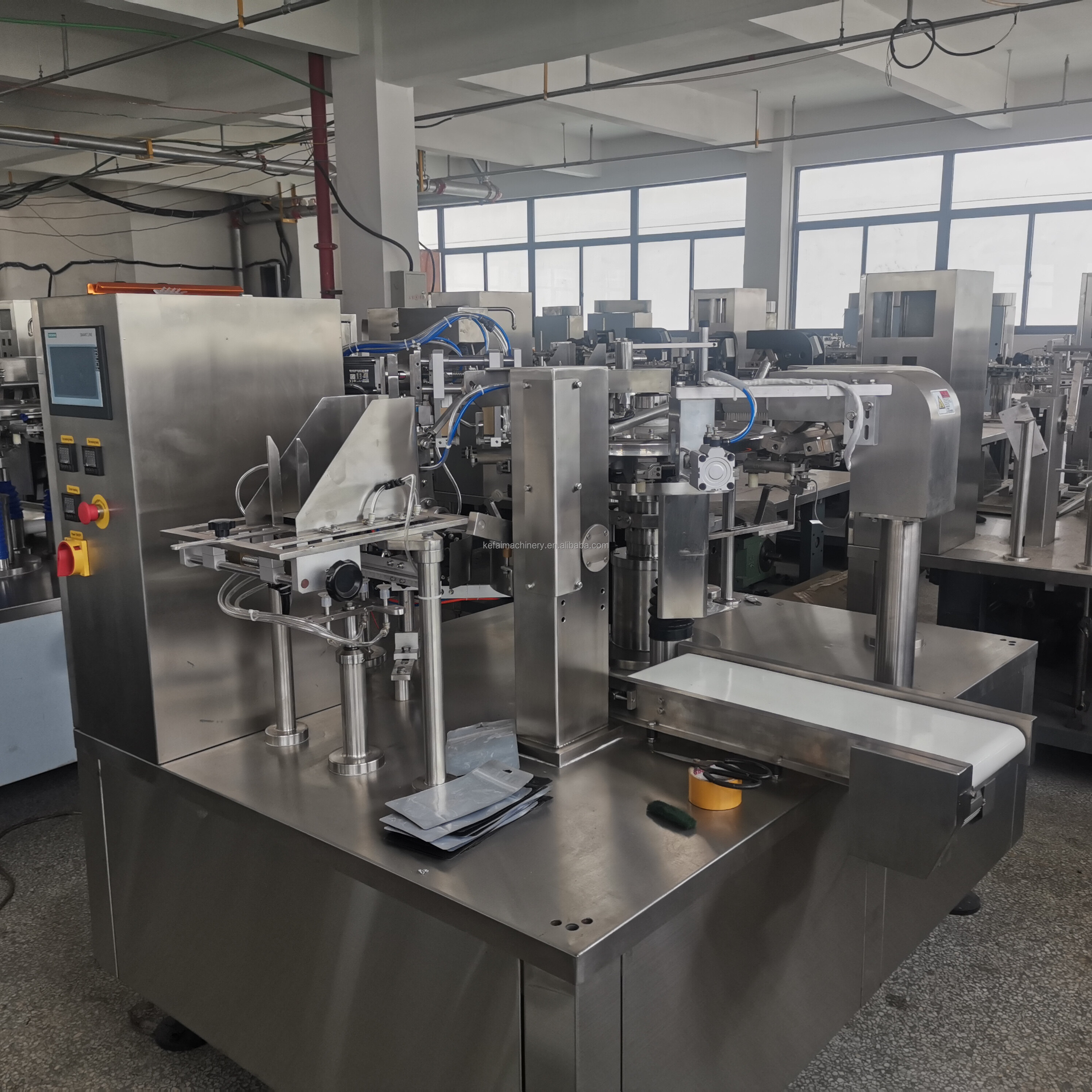 Automatic Powder Filling and Sealing Production Line; Gain Lean Muscle Powder;