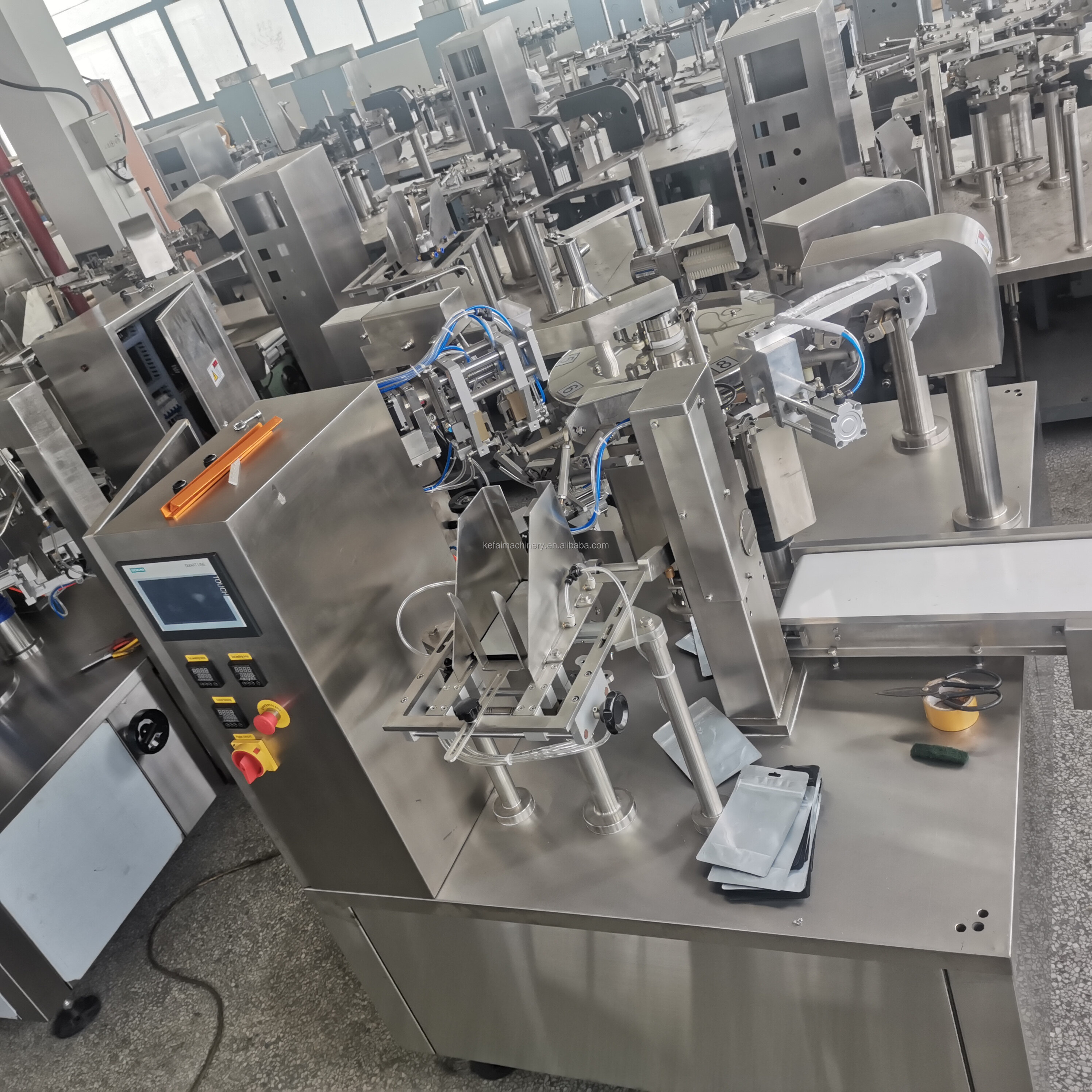 Automatic Powder Filling and Sealing Production Line; Gain Lean Muscle Powder;