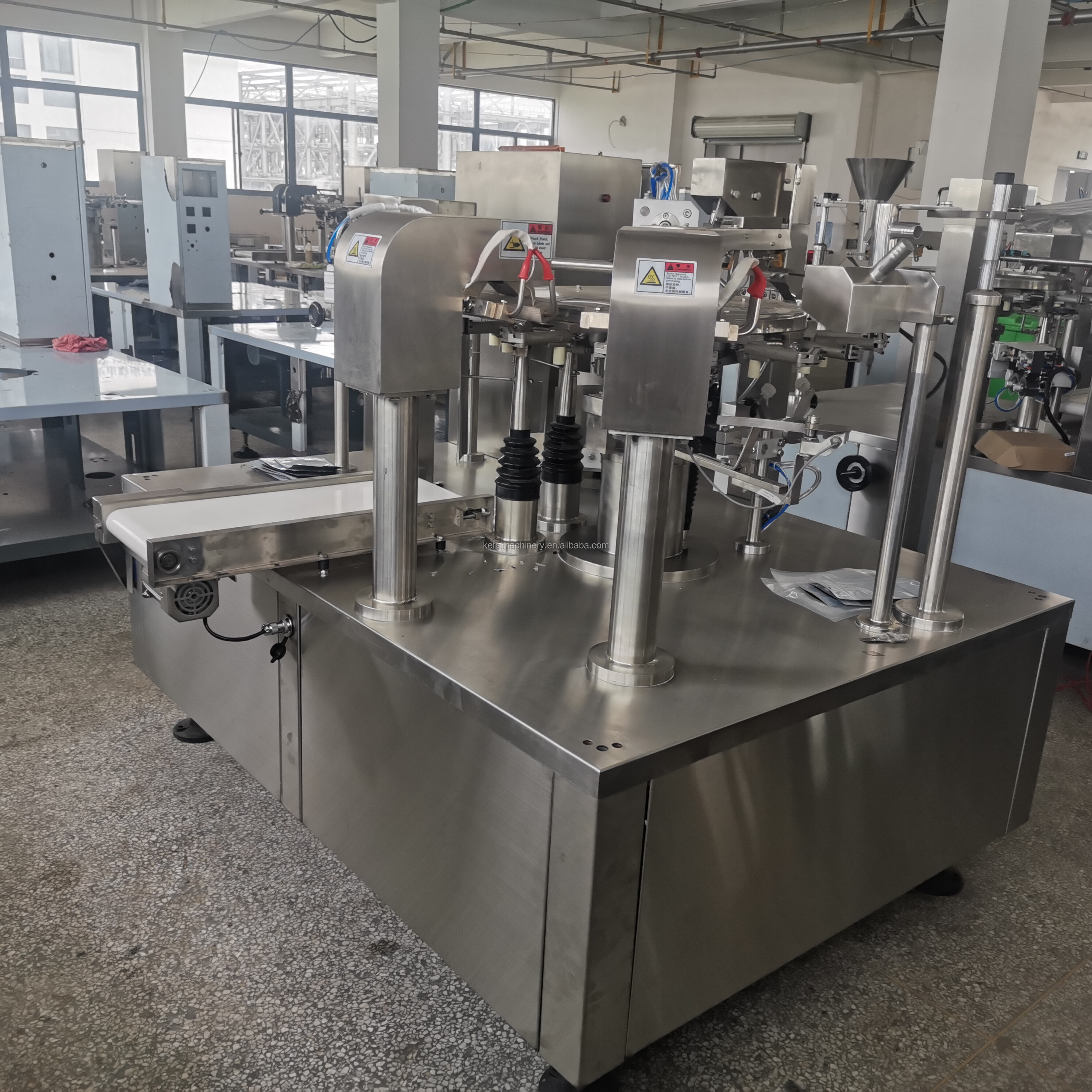 Automatic Powder Filling and Sealing Production Line; Gain Lean Muscle Powder;