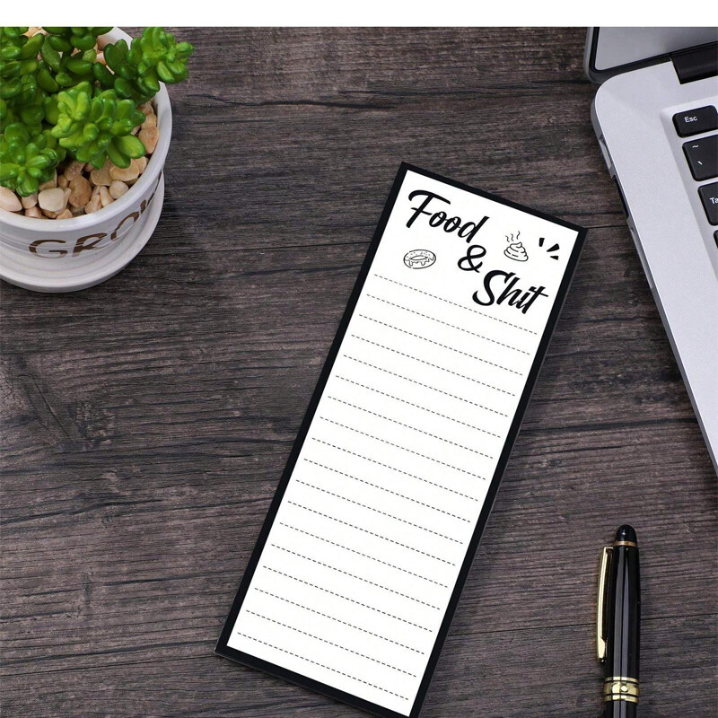 1Pc/2pcs Magnetic List Notepad