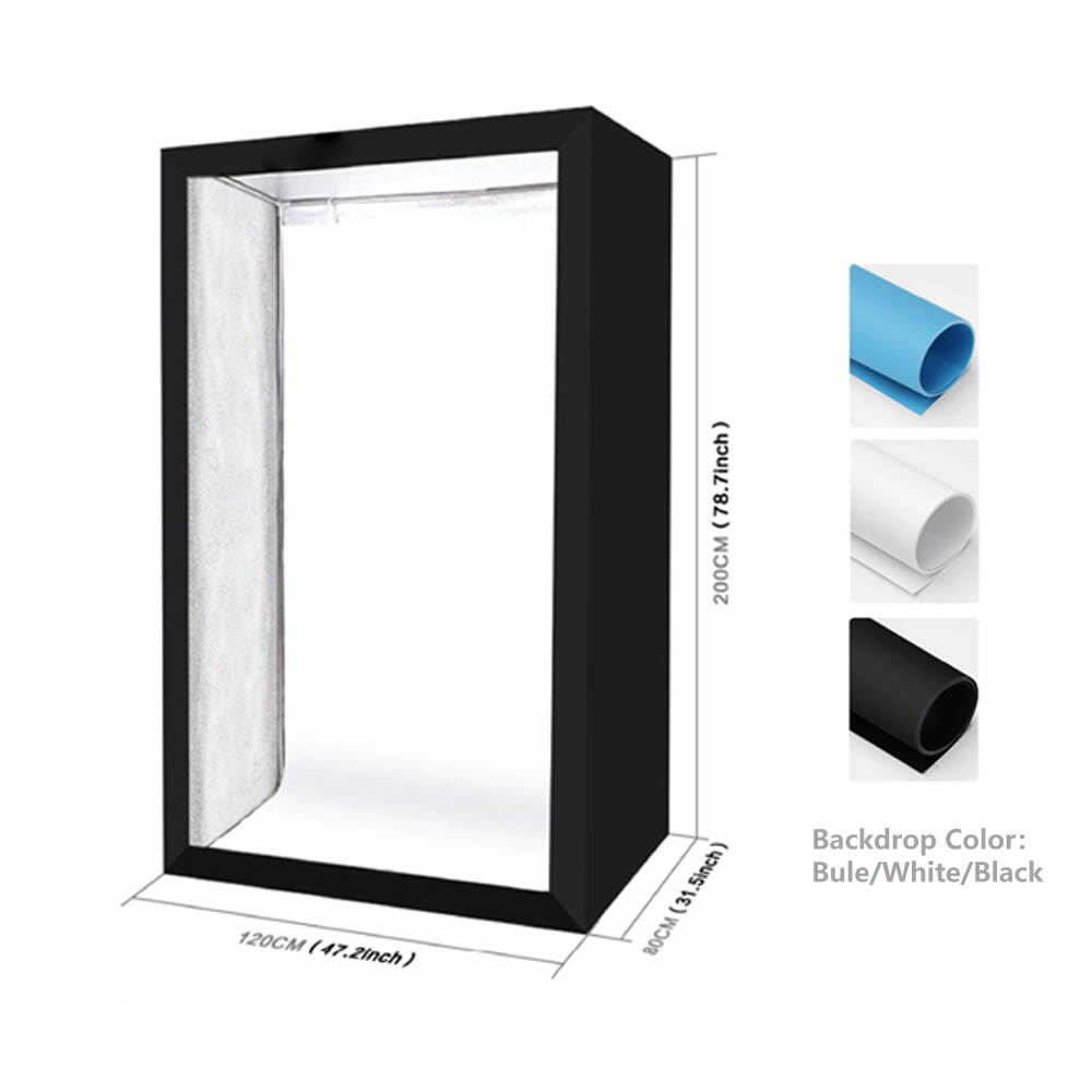 200CM Portable Photo Studio Softbox Photography Lightbox Shooting Light Tent