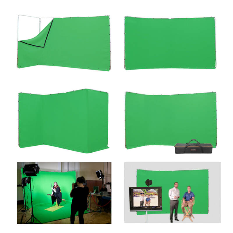 collapsable green screen, green screen collapsible, collapse green screen