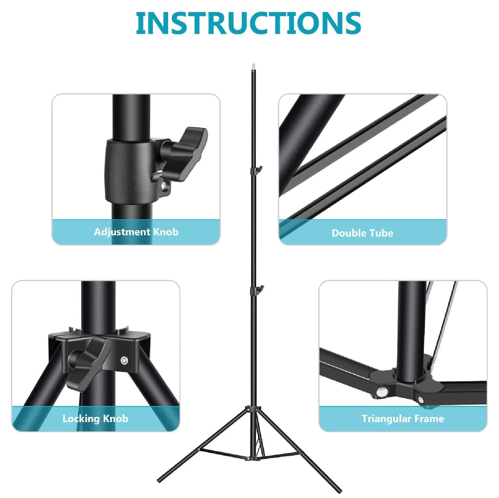 t-shape background backdrop stand, photo backdrop stand kit, photography backdrop stand kit, telescopic backdrop stand kit