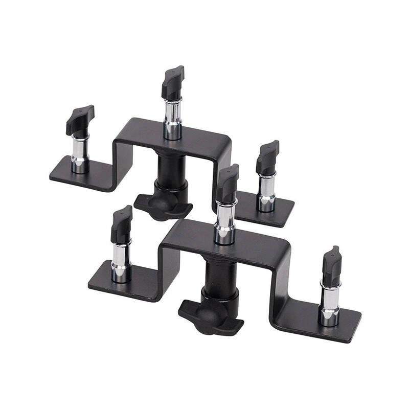 Triple Background Brackets - Stand Mount - for Crossbar