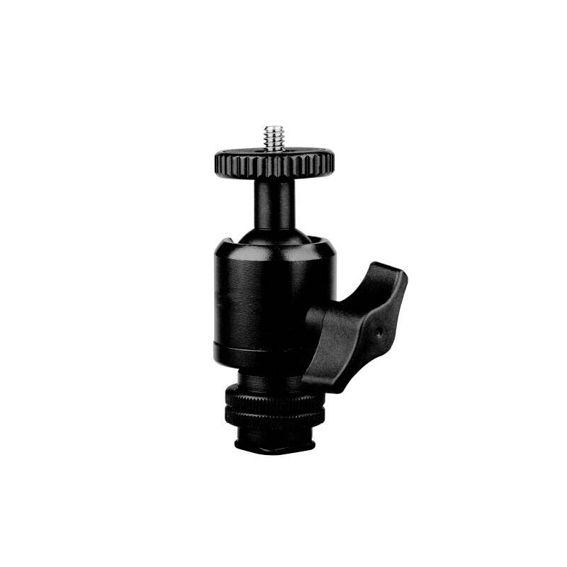 360 Degree Rotating Swivel Mini Ball Head 1/4" Screw Mount Holder For DSLR Camera Tripod