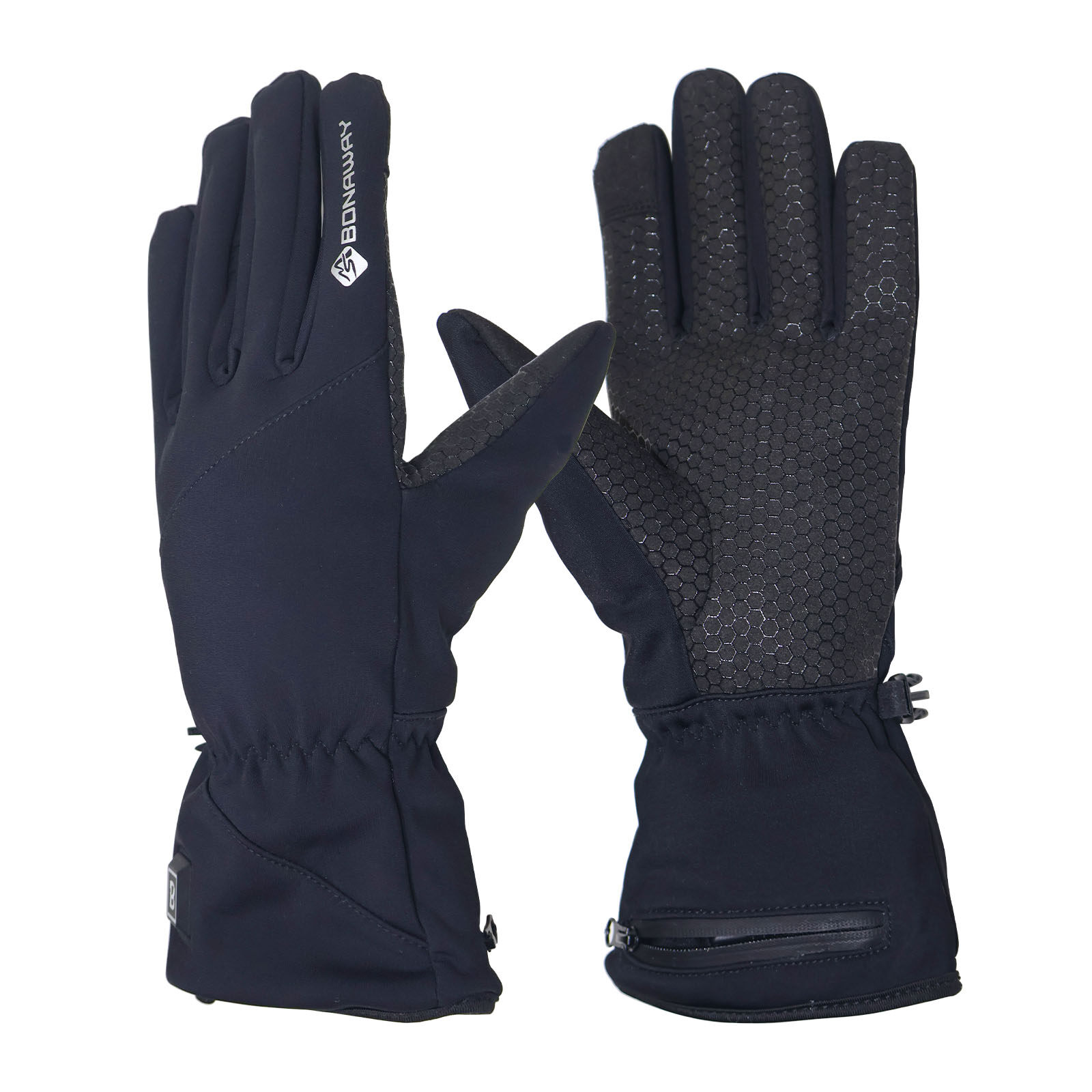 Lightweight heated gloves