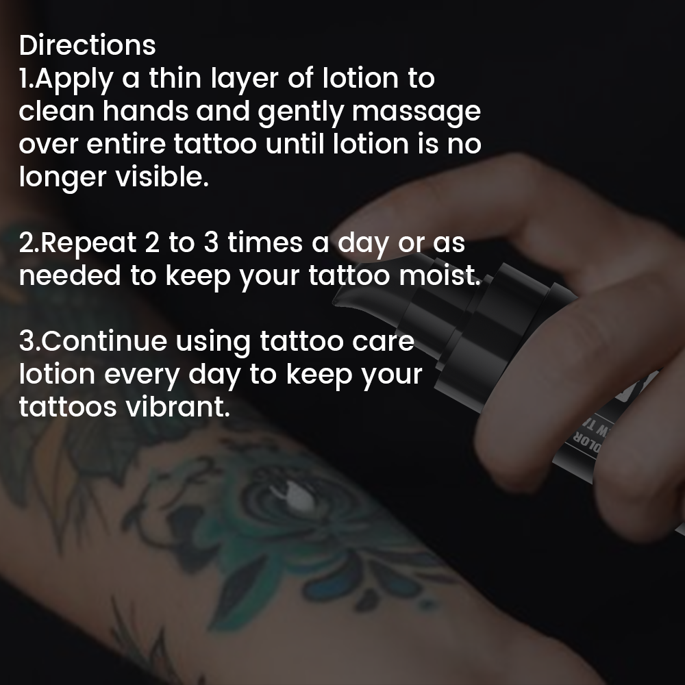 tattoo;tattoo lotion;tattoo body lotion;tattoo aftercare lotion