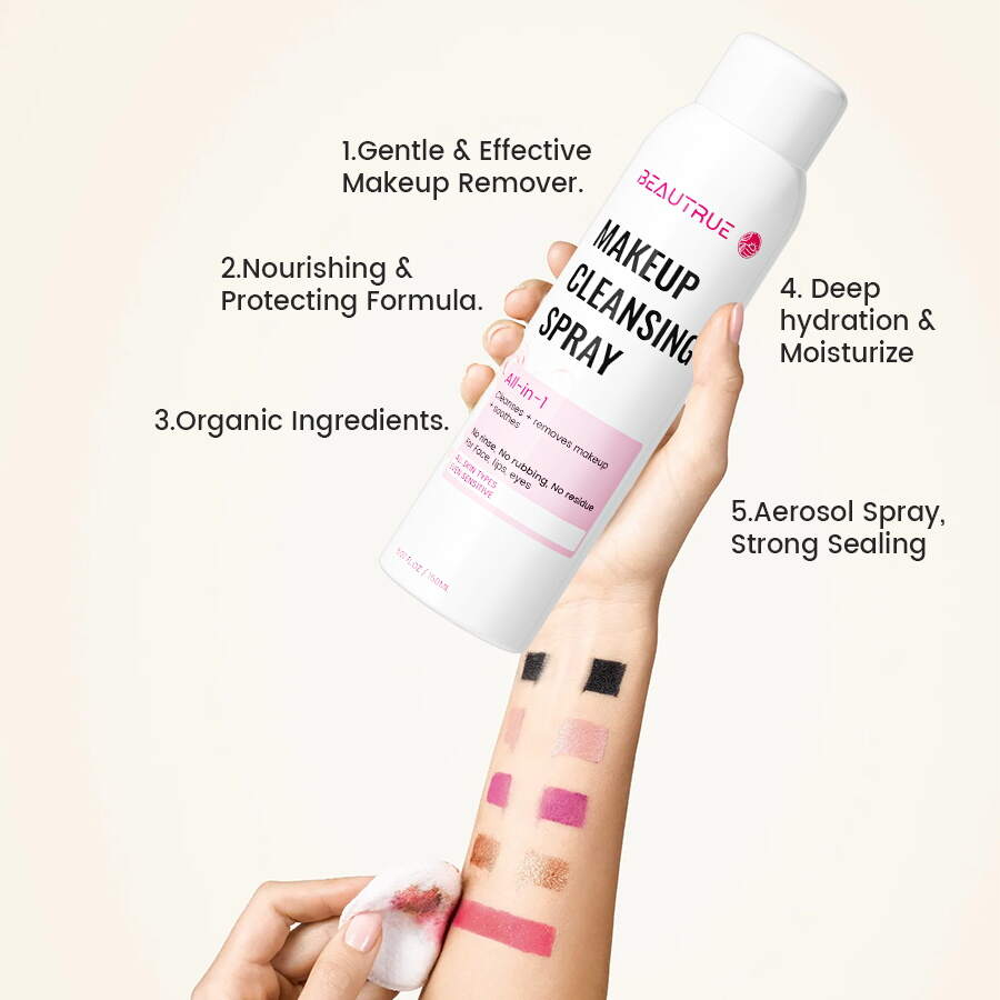 makeup cleaning spray;makeup remove spray;makeup cleaning mist