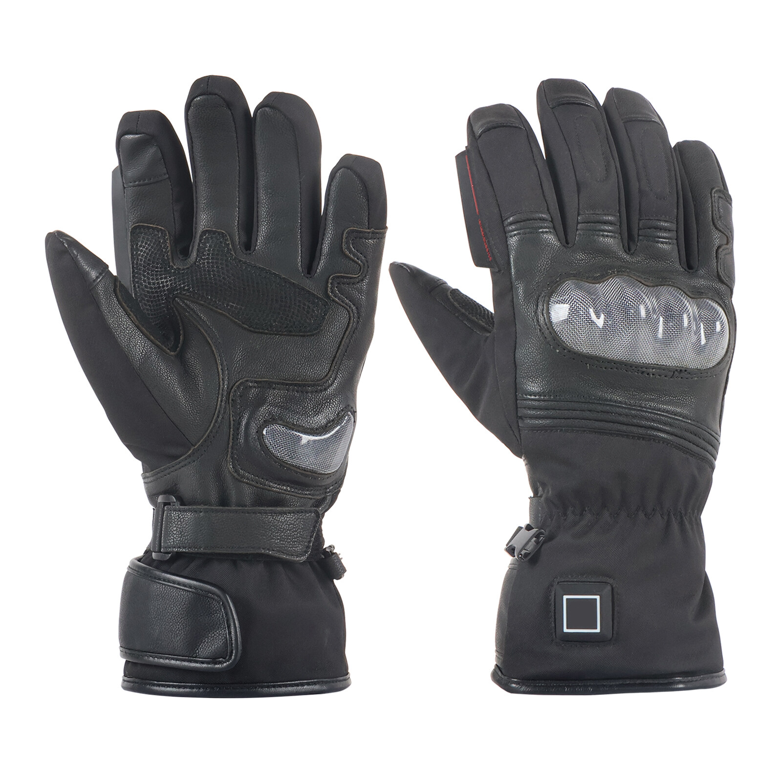 Motorcycle gloves in black