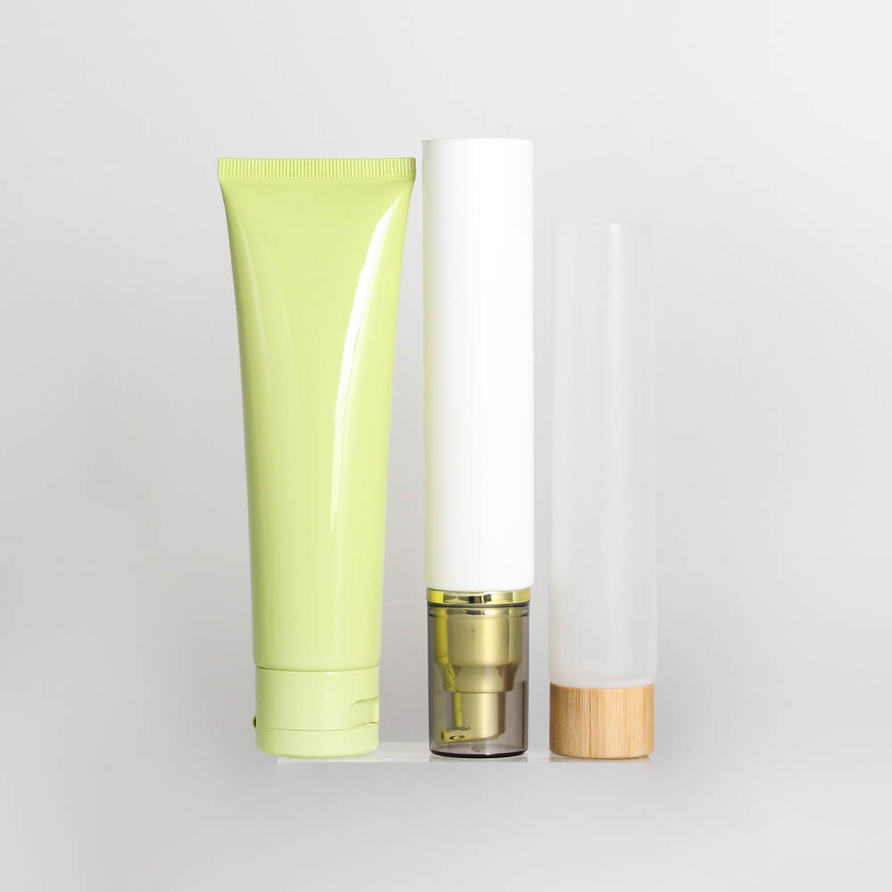 Eco-Friend Kraft Paper Soft Tube Squeeze Tubes with PP Cap for Hand Cream Lotion Gel Essence Cosmetic Packaging,Face Wash Cream Yellow Facial Cleanser Plastic Soft Tube Cosmetic Empty Packaging Hose With Flip Top Cap,20-40ml Plastic Cosmetic Face Wash Tube Empty Soft Plastic Tubes Packaging