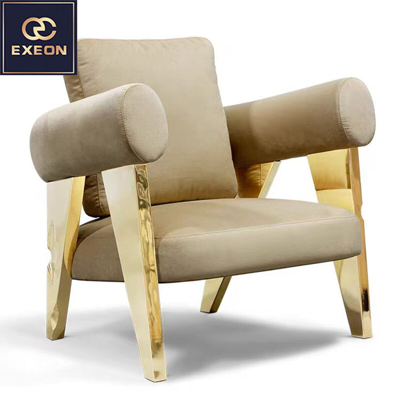 Fashion art light luxury modern living room high-grade leisure single chair