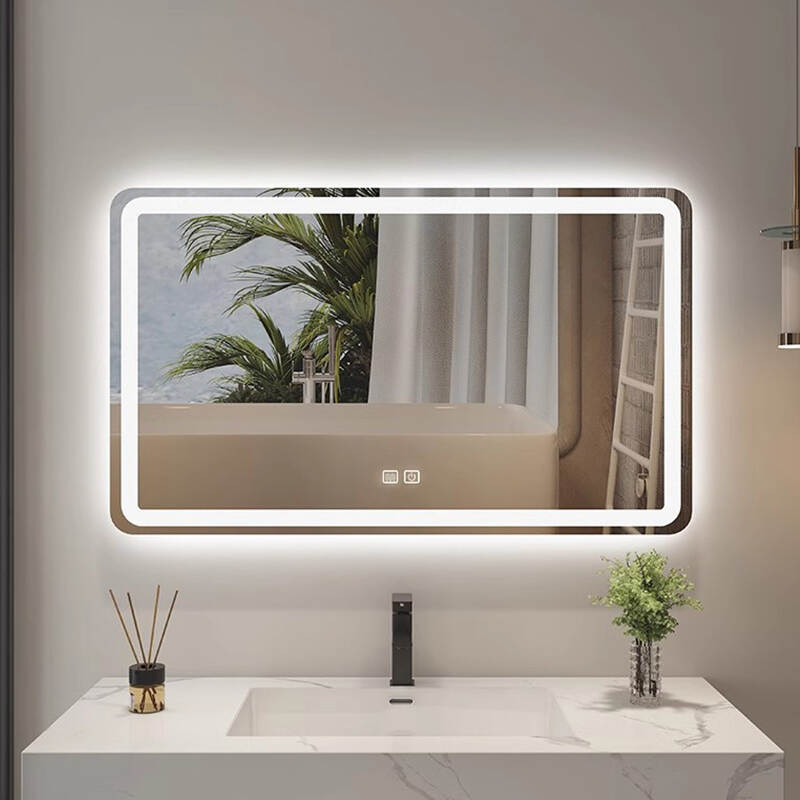 Waterproof Modern Touch Screen Backlight Led Bath Smart Vanity Mirrors with Lights