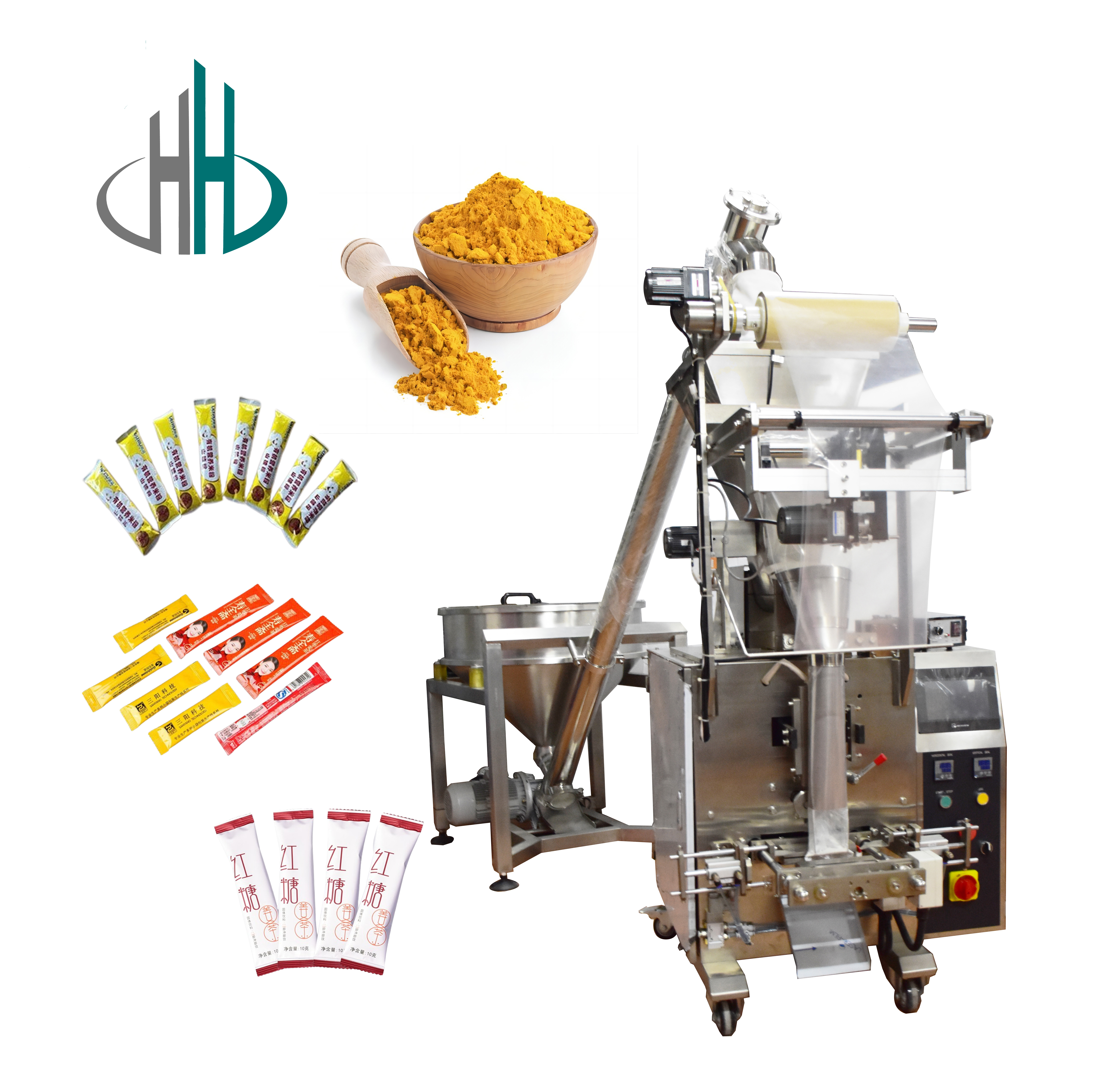 3~100g powder packaging machine for sugar powder and tea powder