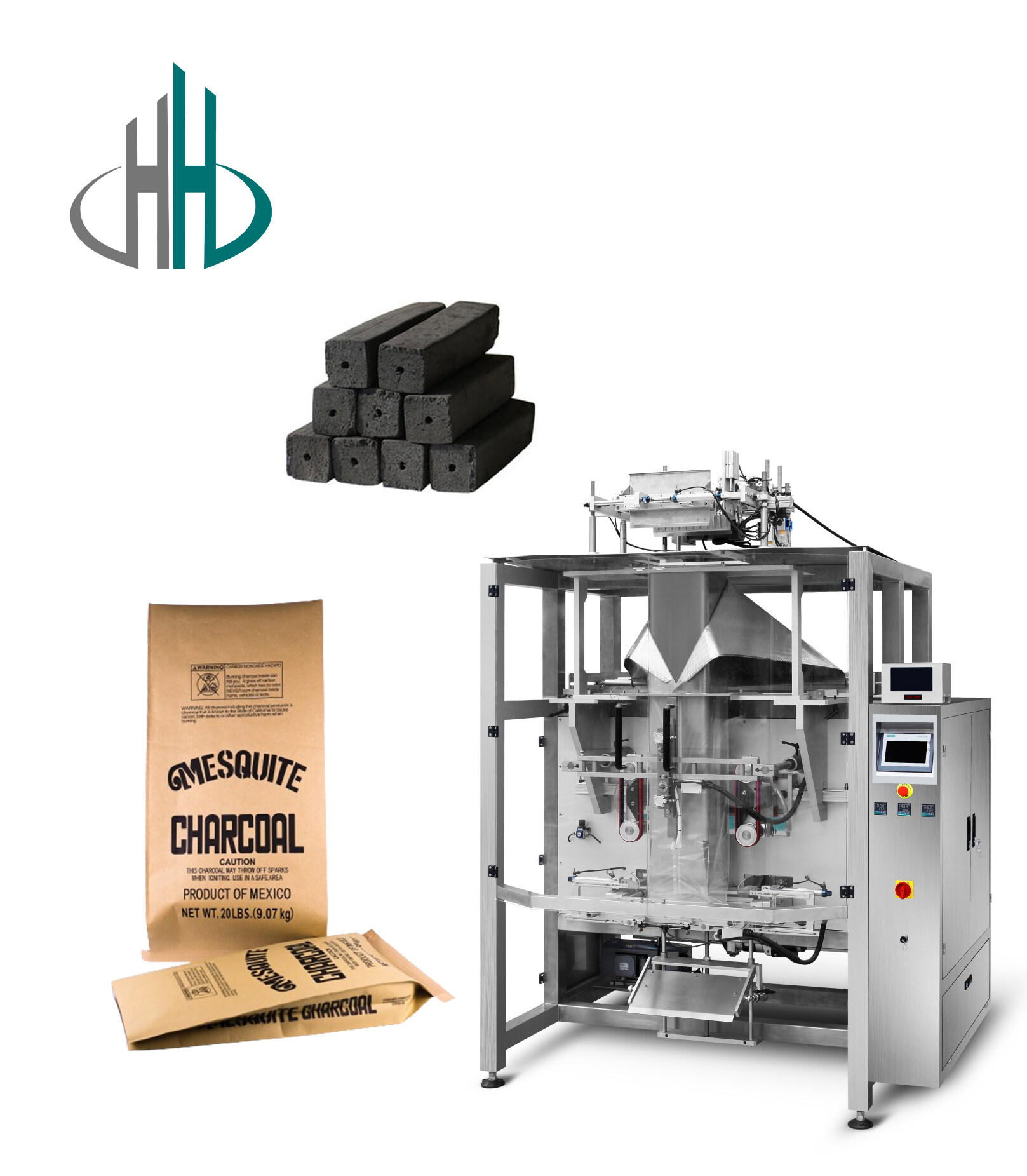 Large packaging machine for building materials and chemical granules