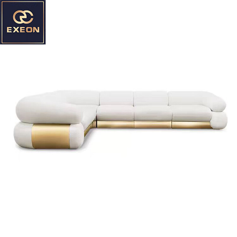 Italian minimalist fashion luxury combination multi-person sofa