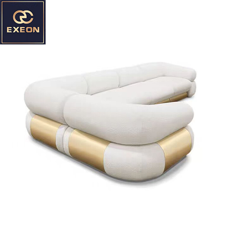 Italian minimalist fashion luxury combination multi-person sofa