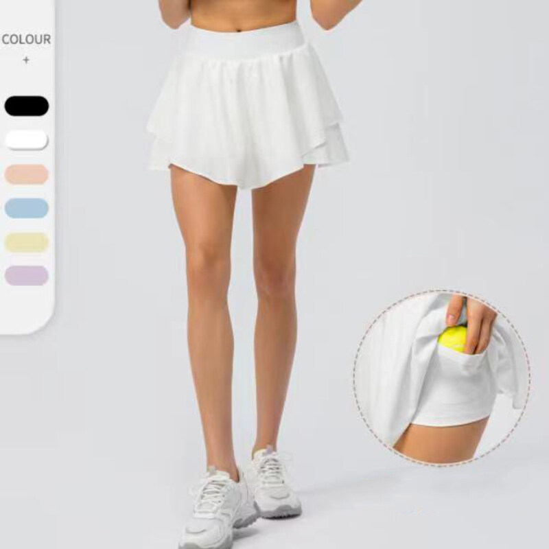 Airy 2-in-1 Side Pocket Cool Touch Tennis Skirt