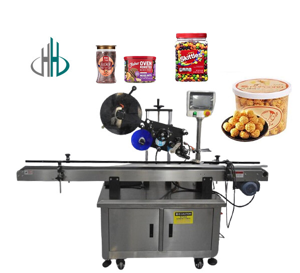 Popcorn and dried fruit flat automatic labeling machine