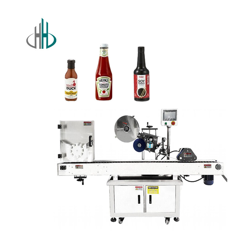 Automatic Horizontal Labeling Machine Fish oil