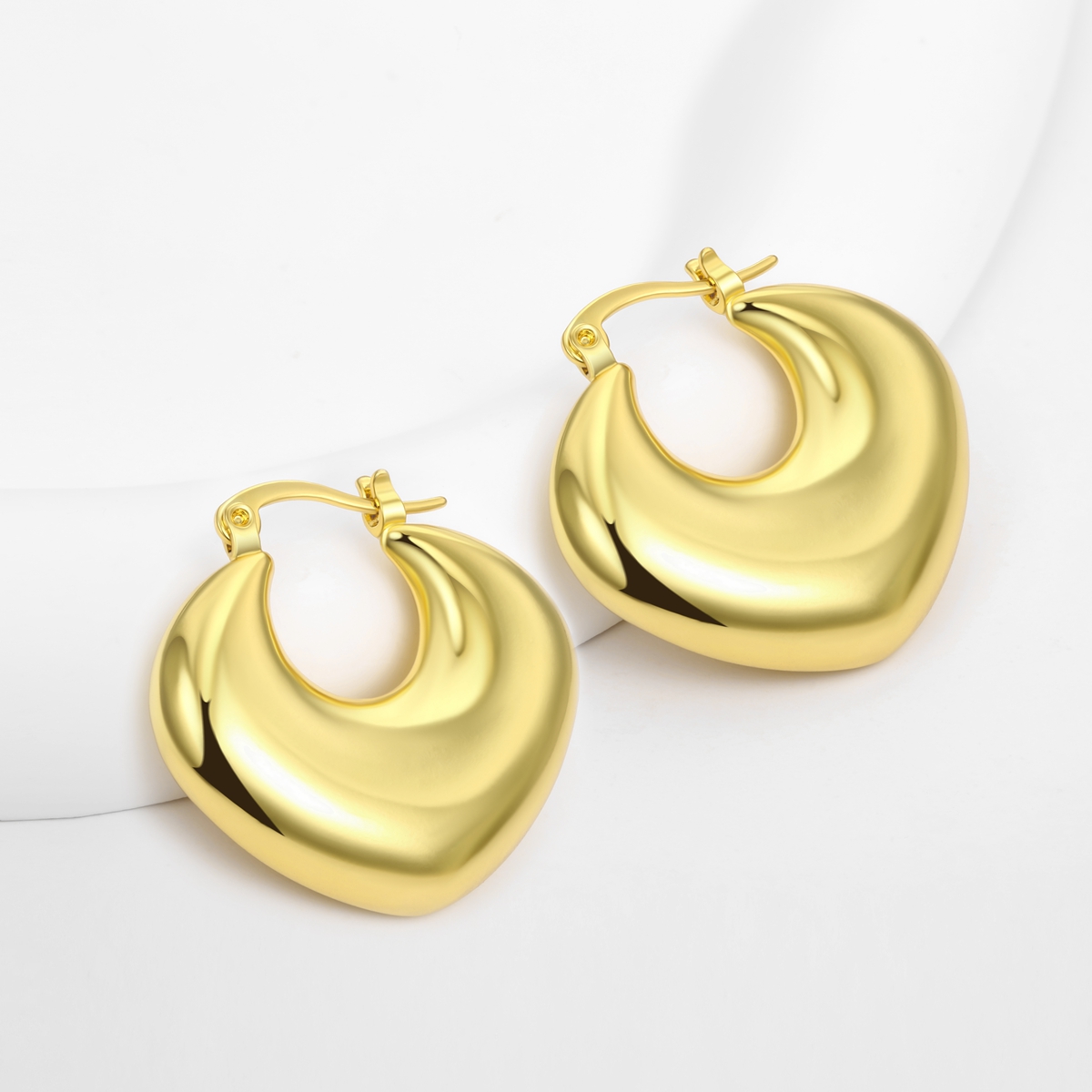 hollow out hoop earring, brass earring jewelry, oem jewelry earrings