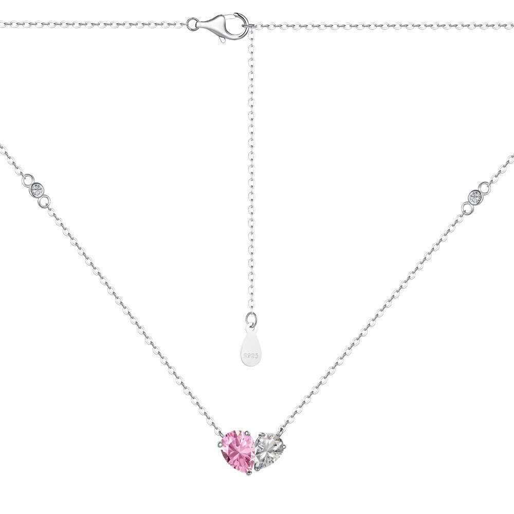 heart jewelry sets, pink zicon jewelry sets, fashion jewelry sets