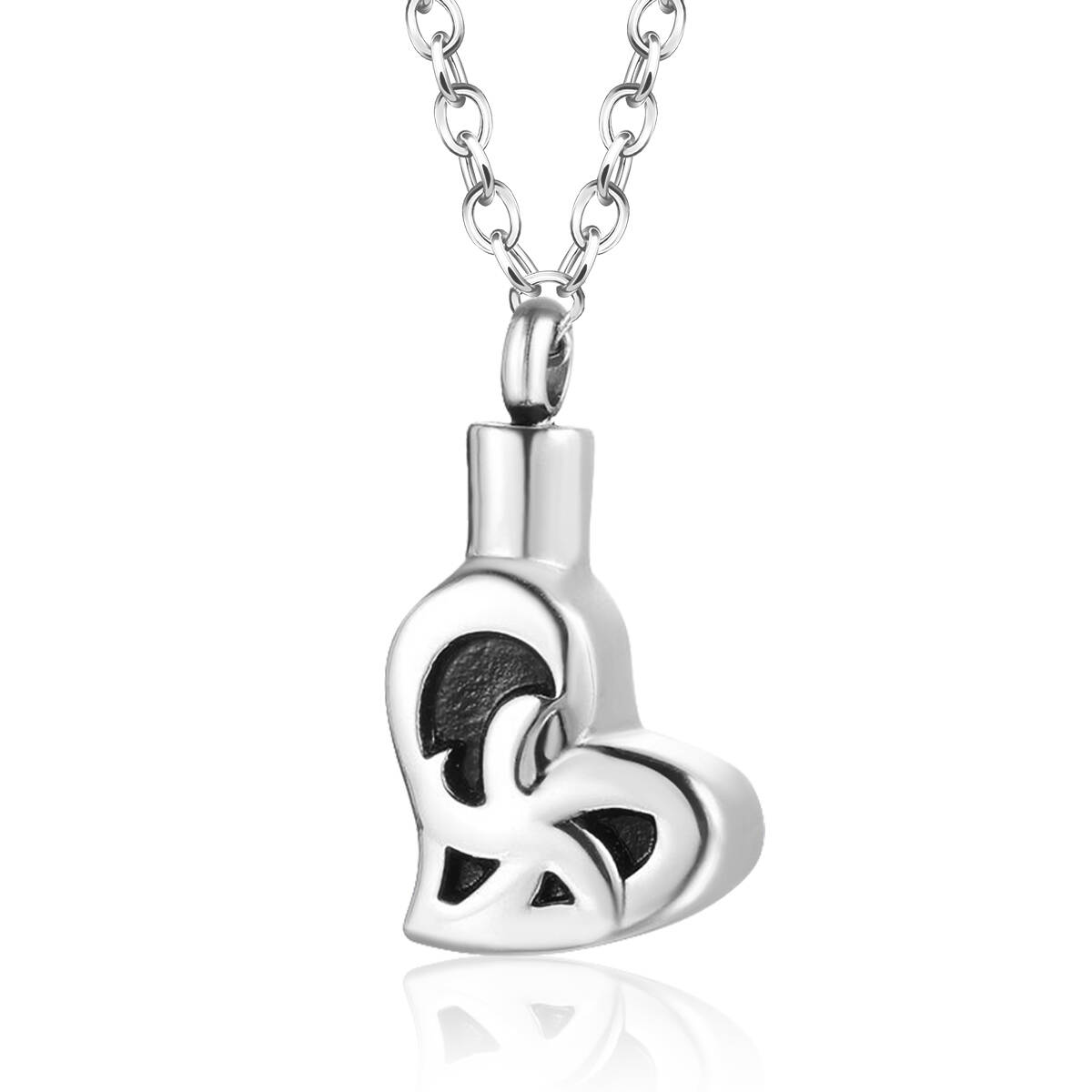 Stainless Steel Cremation Necklace， Memorial Jewelry ， Custom Keepsake Pendant