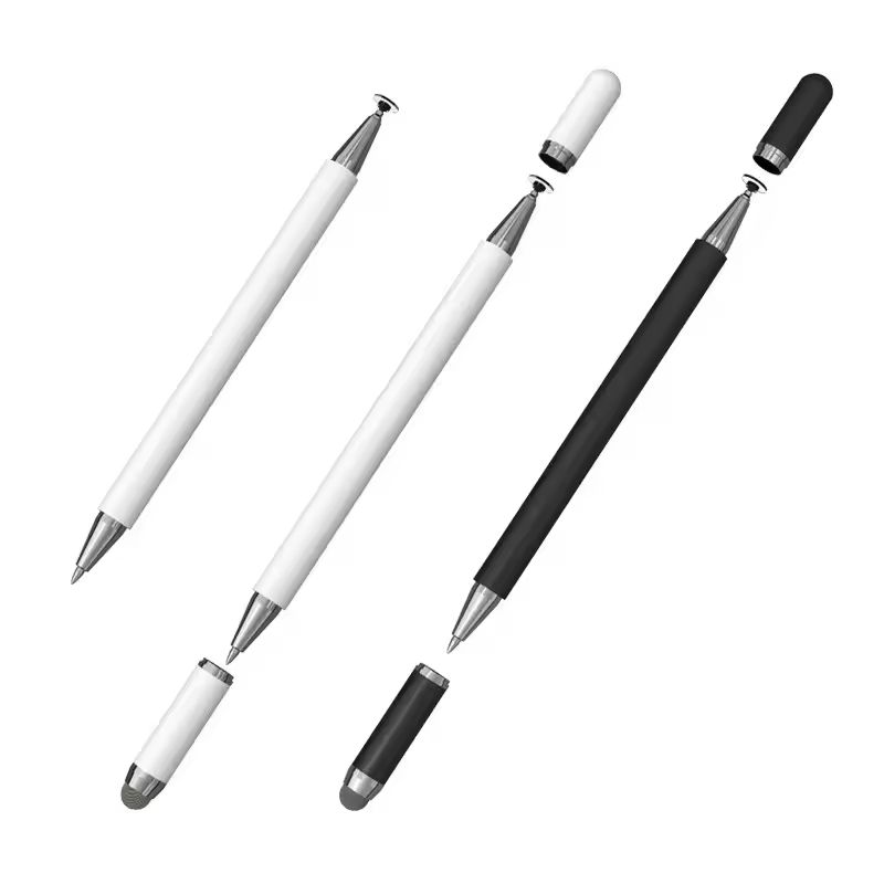 3 in 1 Passive Stylus Pen For Touch Screen Tablet iPad Mobile phone Stylus Pencil Ballpoint Pen