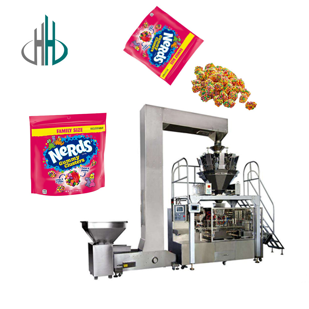 Packaging Machine Remade Bag Gummy Candy Rainbow