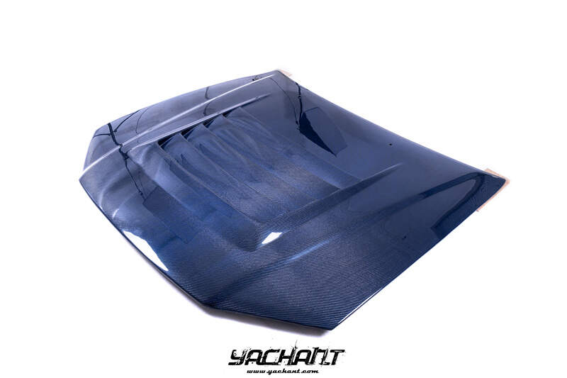 YCR34002BLCF 1999-2002 Nissan Skyline R34 GTR Nismo Style Hood Bonnet Blue Carbon Fiber (4).jpg