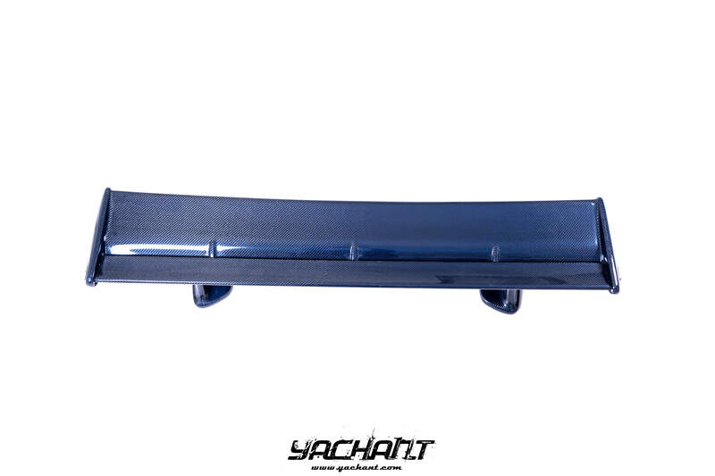 YCR34033BLCF 1999-2002 Nissan Skyline R34 GTTGTR OEM Style Rear Spoiler Wing with Jun Higher Leg Blue Carbon Fiber (3).jpg