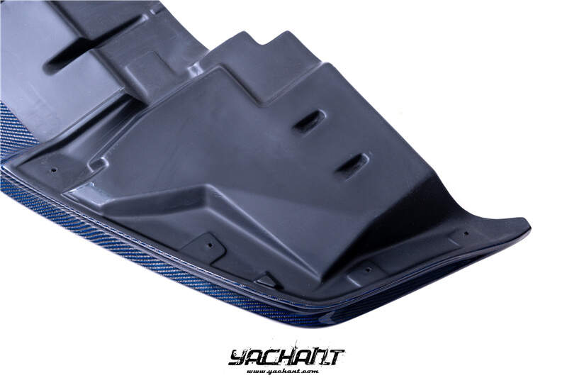 YCR34038BLCF 1999-2002 Nissan Skyline R34 GTR OEM Front Bumper Nismo Style Bottom Lip with Undertray Blue Carbon Fiber (9).jpg